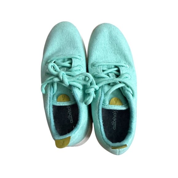 ALLBIRDS Pistachio Mint Green Lace Up Sneakers Size Women's 7 - Picture 10 of 10